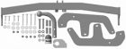 Фаркоп Motodor Renault Sandero 2008-2014 (оцинк. шар)
